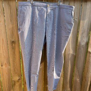Tommy Hilfiger Blue and White Stripe size 22 Chinos